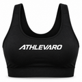 ATHLEVARO Black Sports Bra