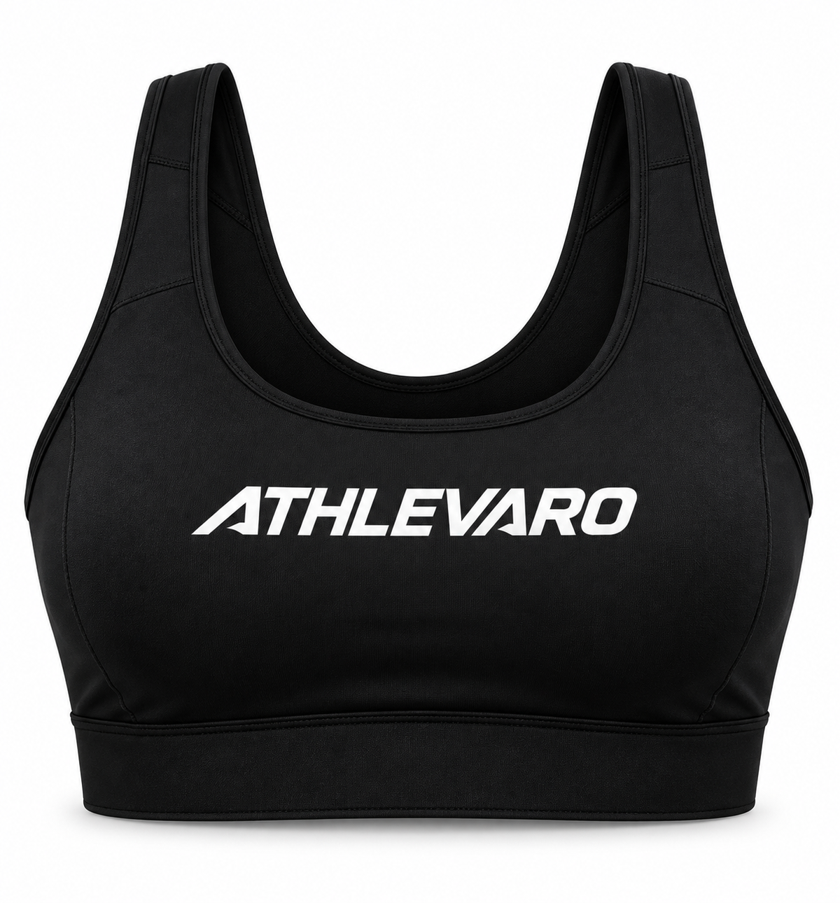 ATHLEVARO Black Sports Bra