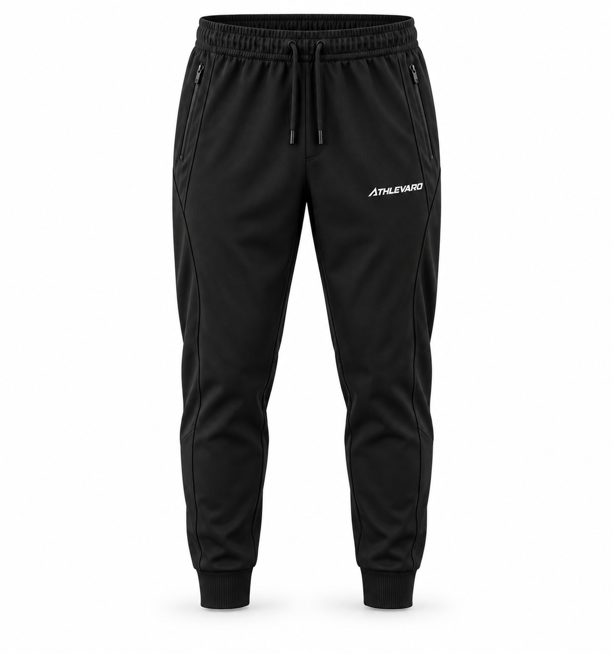 ATHLEVARO Black Joggers