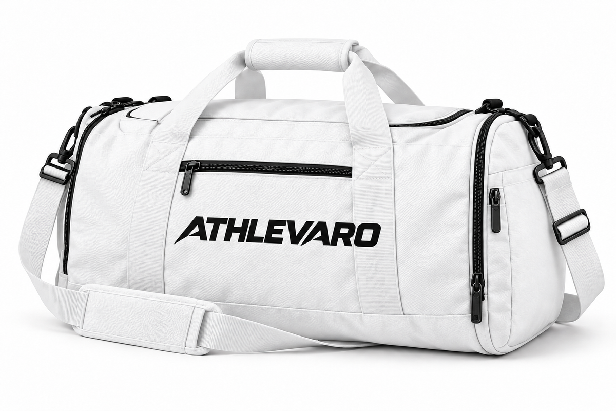 ATHLEVARO Black Gym Bag